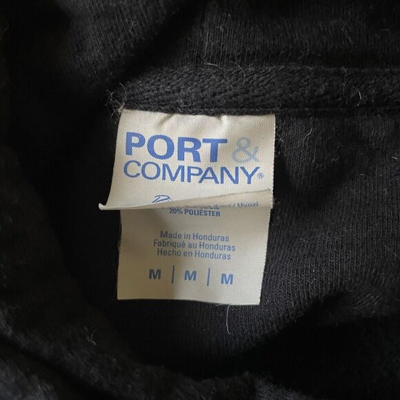 Shrooms And Ghosts Black White Hoodie Medium Mushroom Paranormal‎ Psychedelic - Picture 6 of 7